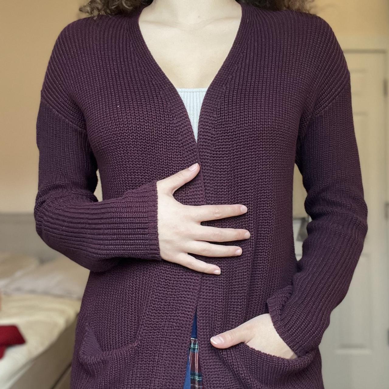 maroon colored cardigan sweater from target Barely