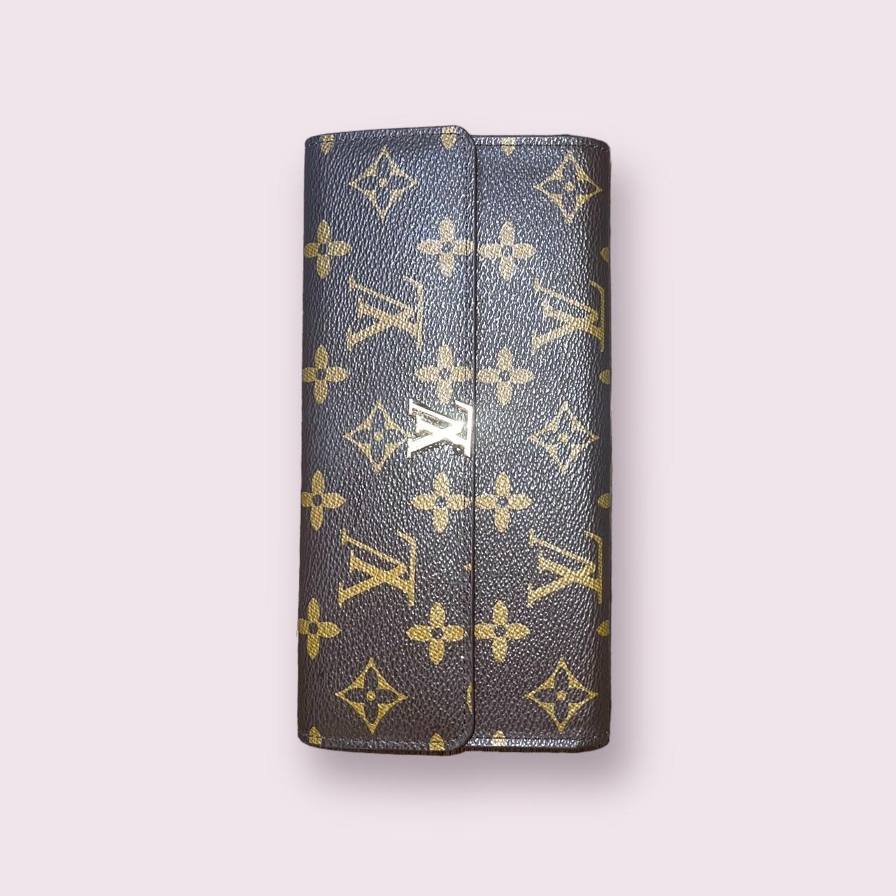 Slightly used Louis Vuitton wallet with the red on - Depop