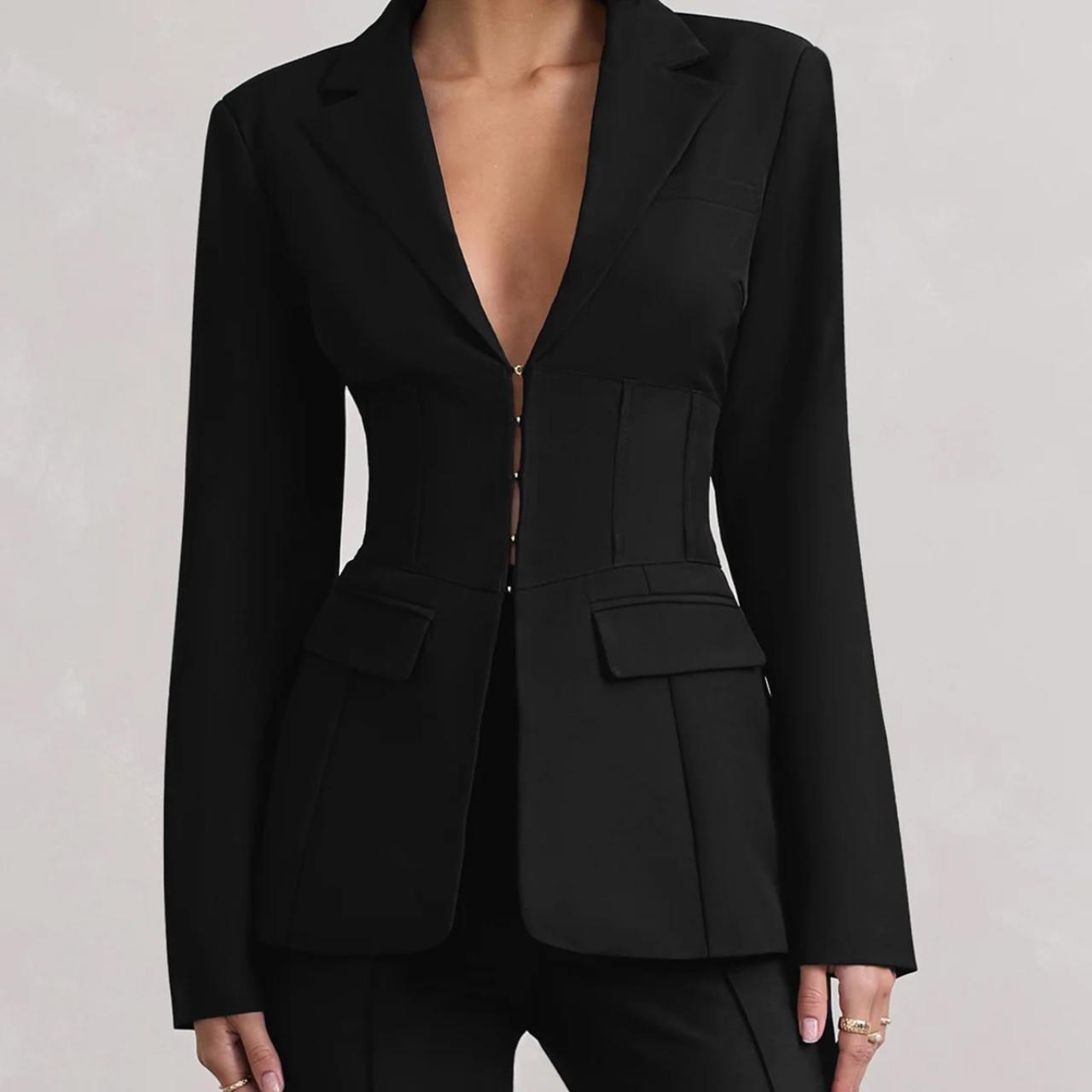 Club L London Blazer Corset Suit Jacket and