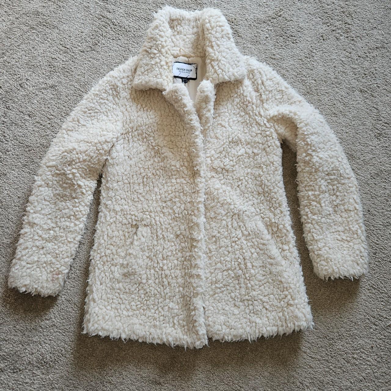 Fashion union teddy on sale coat