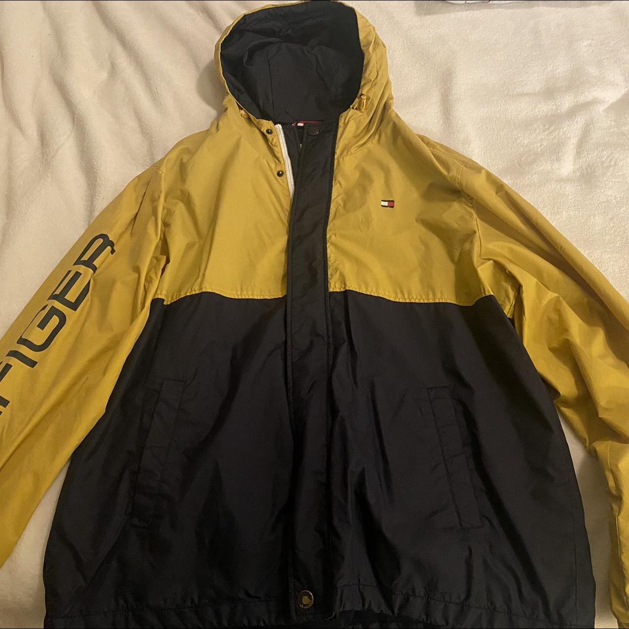 Yellow and navy on sale blue tommy hilfiger jacket