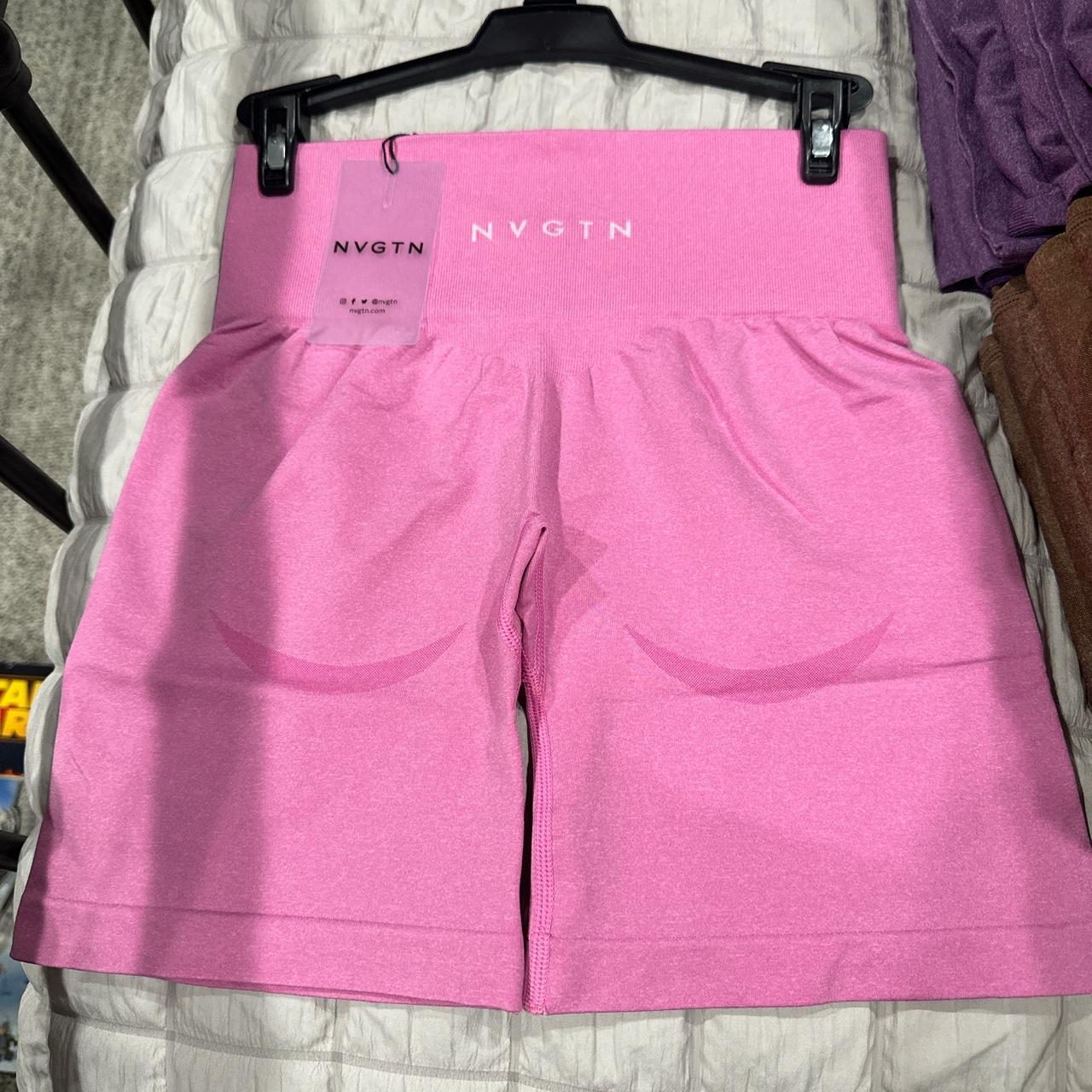 Bubble Gum Pink NVGTN Contour Seamless Shorts. Brand... - Depop