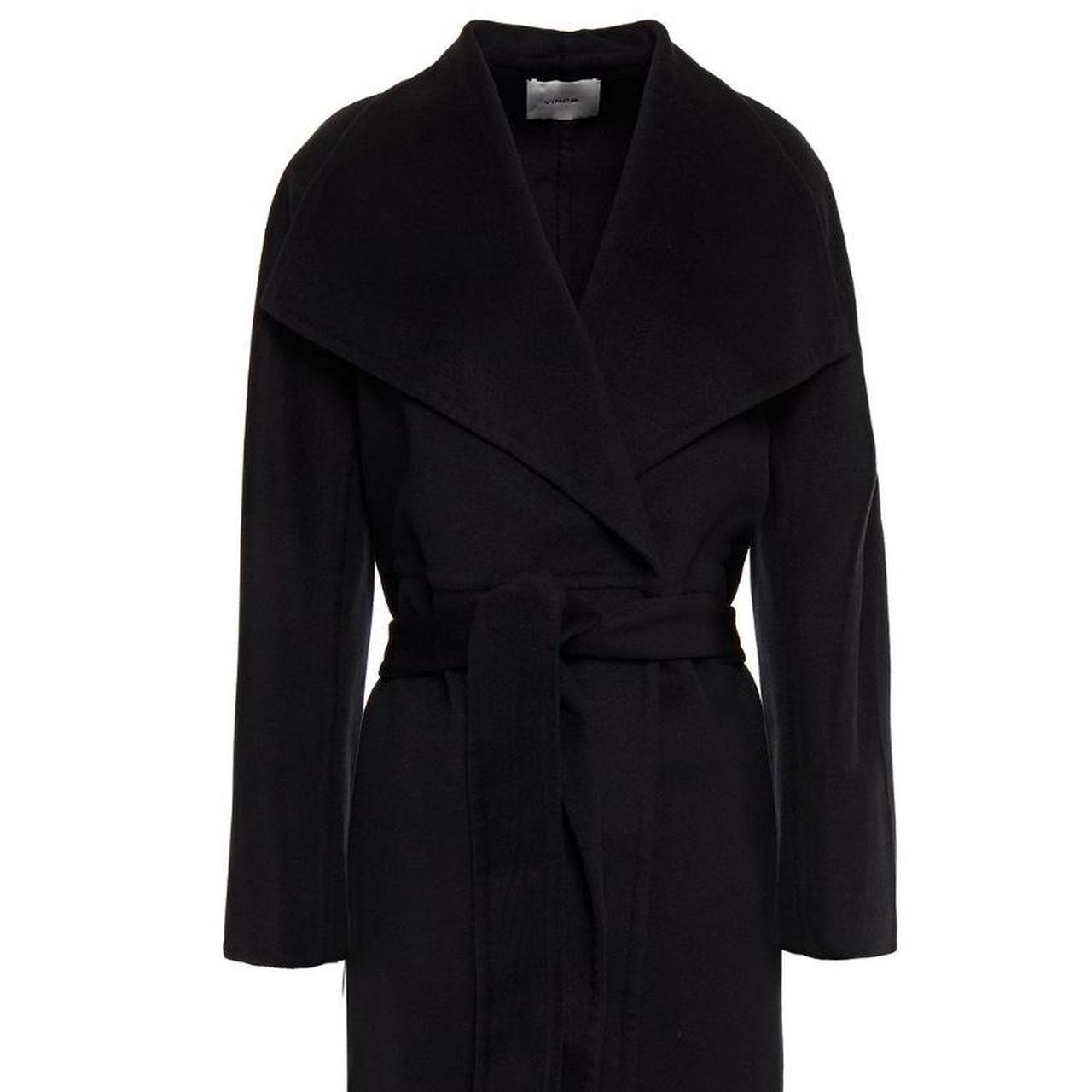 Wool Cashmere Coat Vince Belted Wool Blend Trench Coat Vince