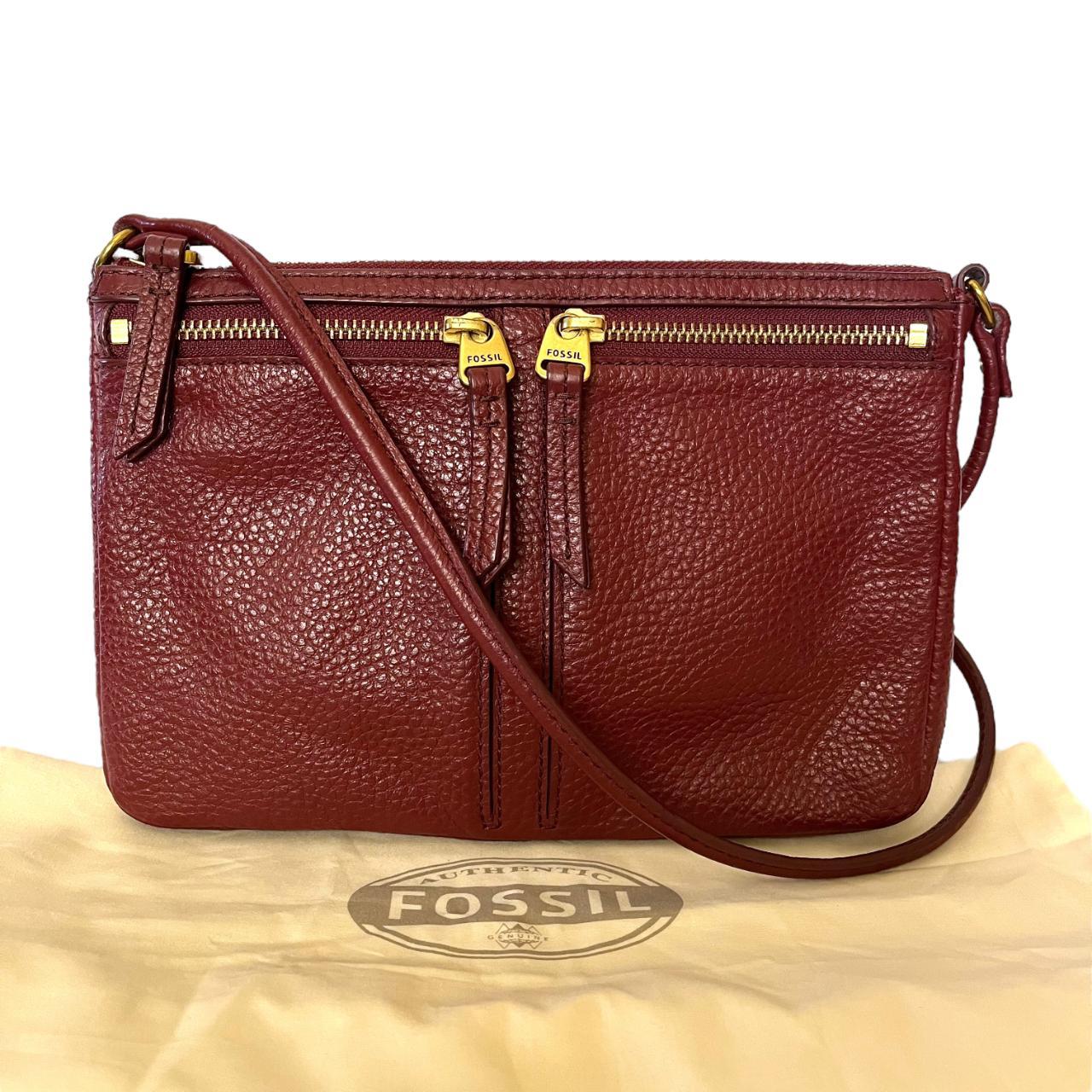 Buyr.com | Crossbody Bags | Fossil Women's Harper Eco-Leather Small Flap  Crossbody Purse Handbag, Wine w/ Grommets (Model: ZB1634609)