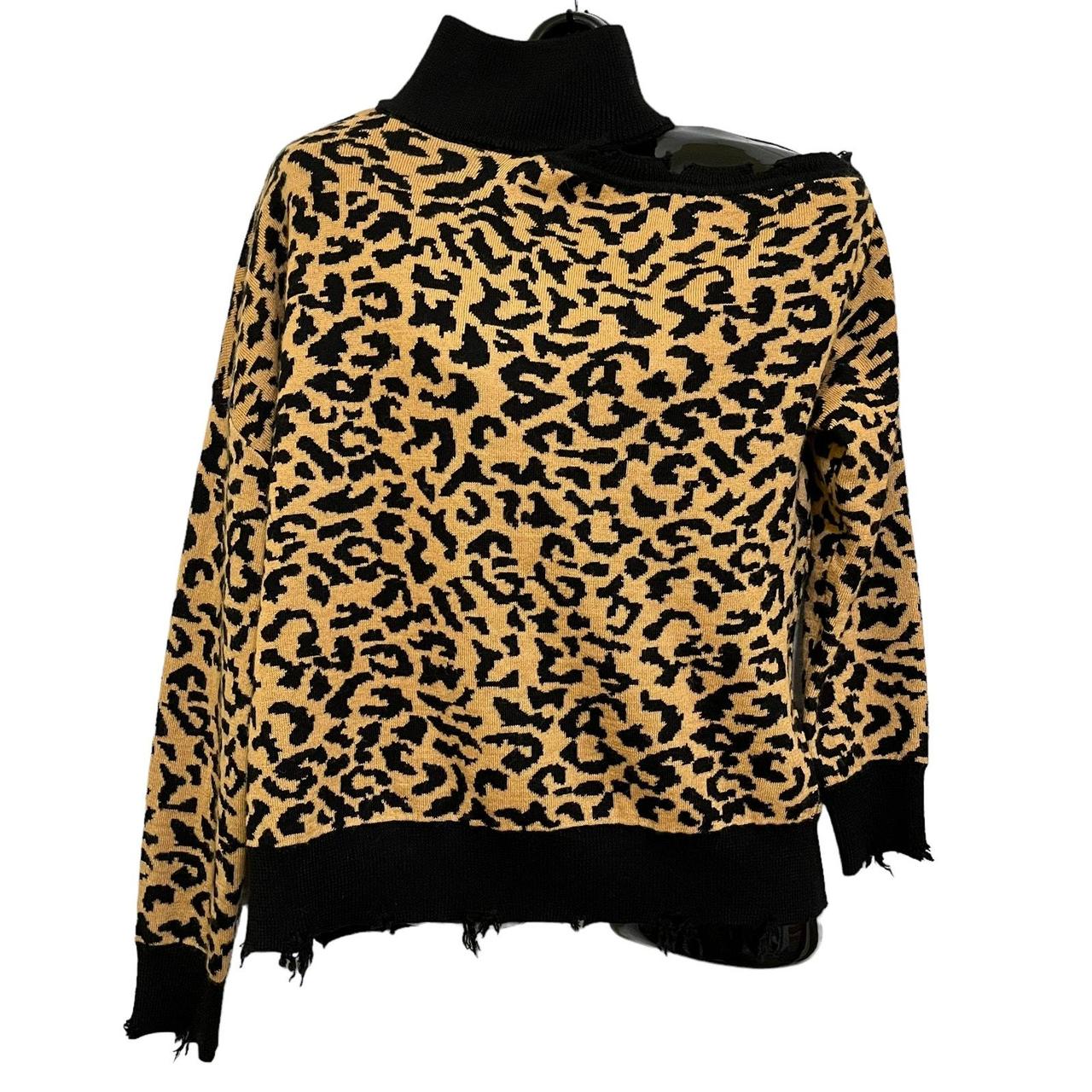 Lovers and friends leopard sweater hotsell