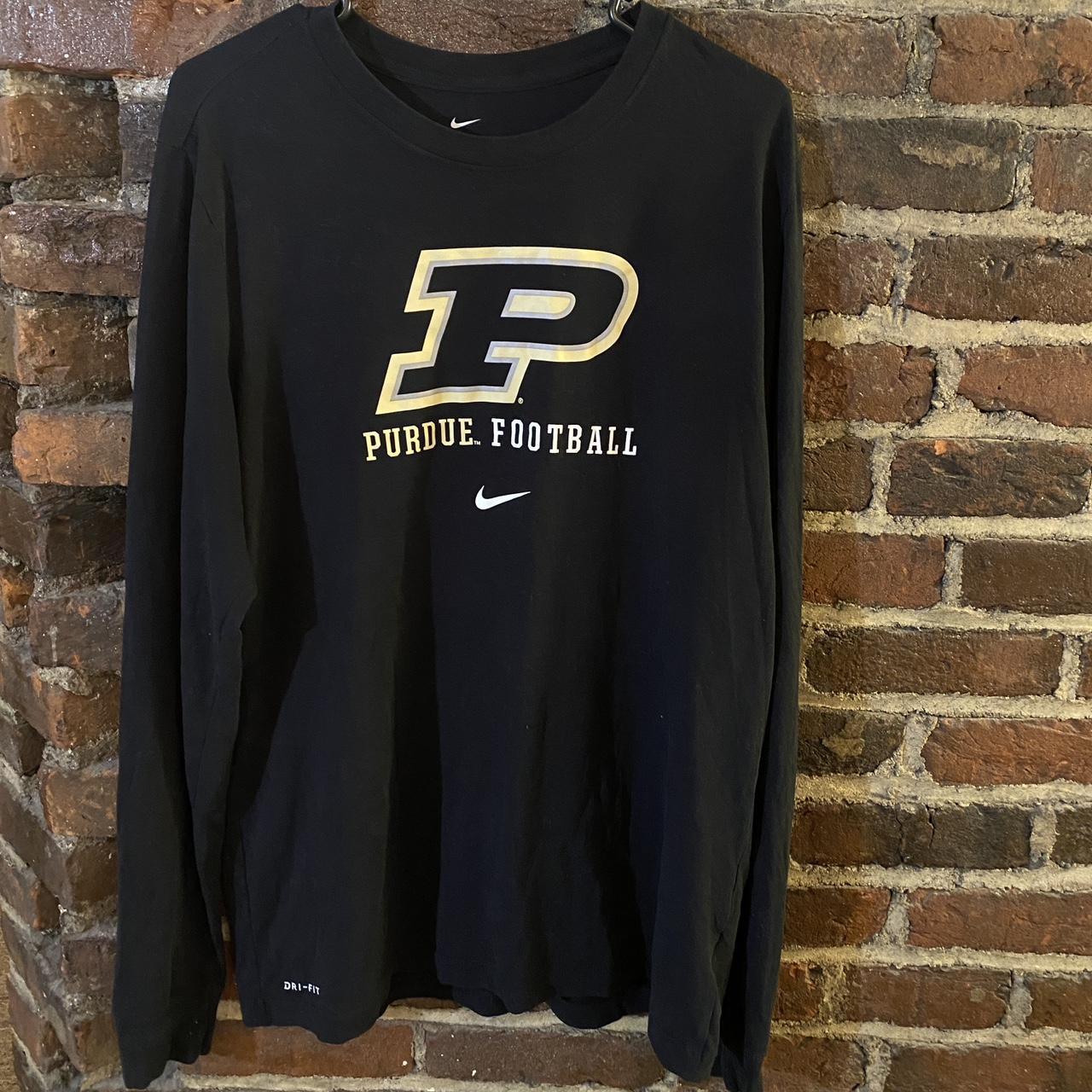 Nike Purdue University Football Long Sleeve! - Depop