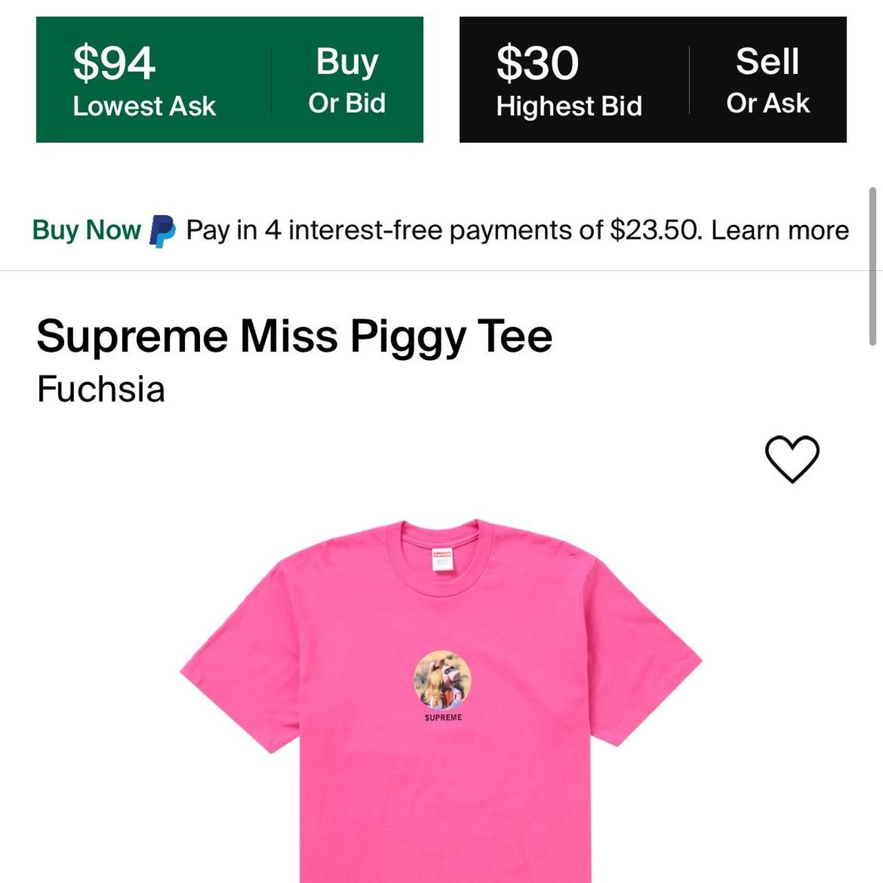 Supreme Miss Piggy T-Shirt! | Depop