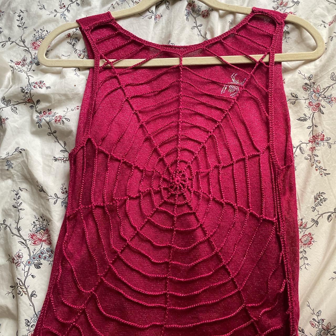 hysteric glamour spider knit tank, best fits...