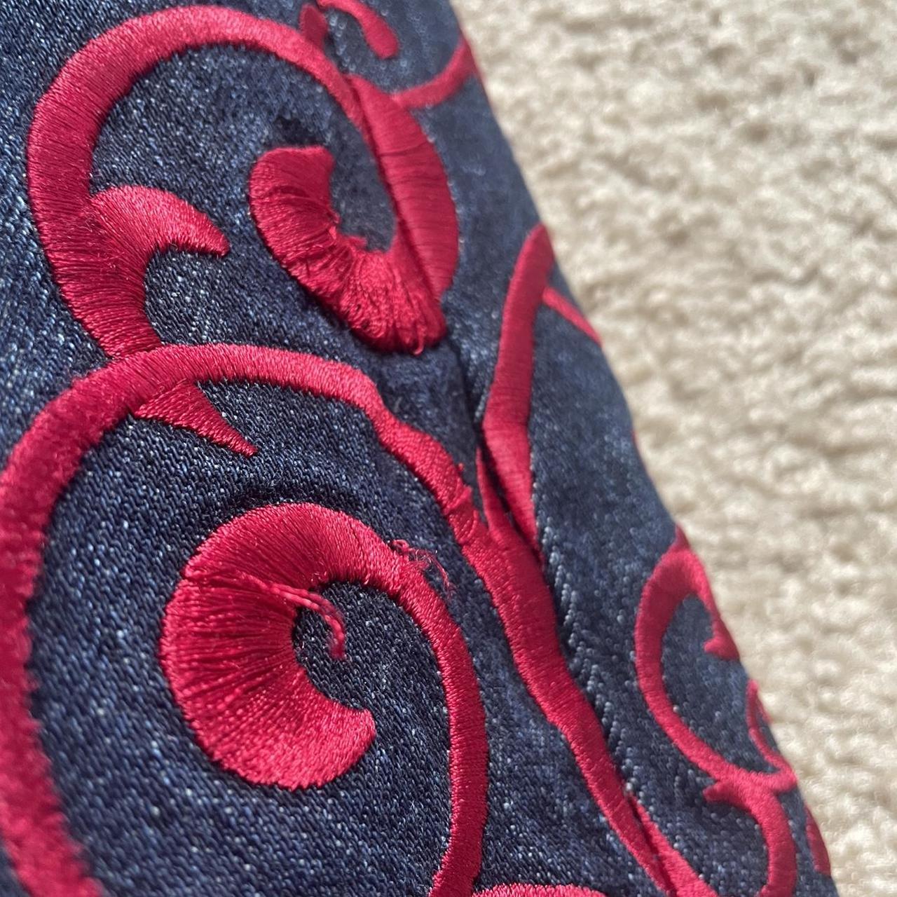 Coogi Men's Red and Navy Jeans (3)