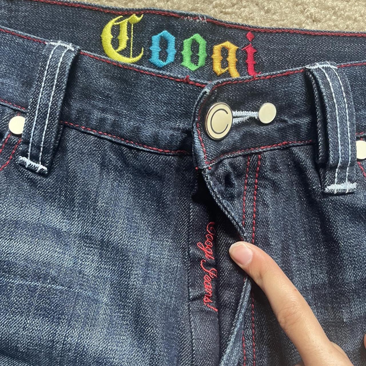 Coogi Men's Red and Navy Jeans (4)
