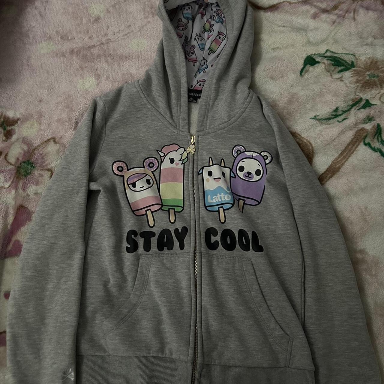 tokidoki stay cool 3 hoodie size medium super Depop