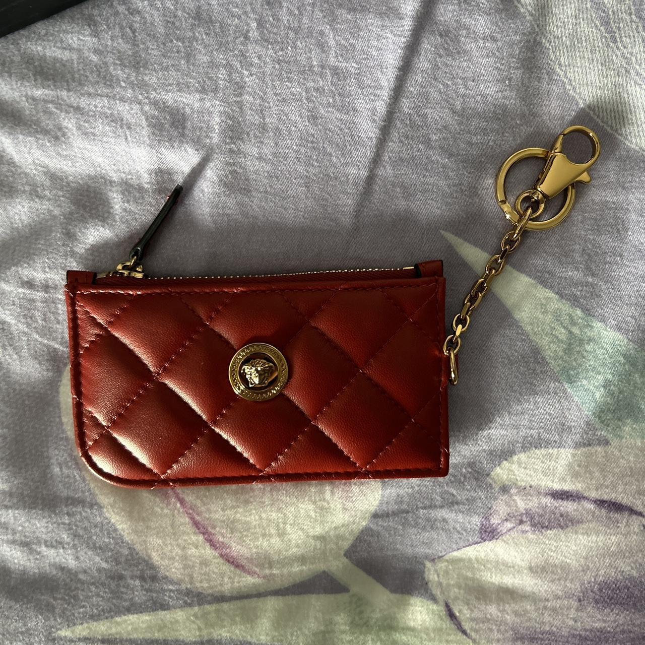 Versace hot sale keychain wallet