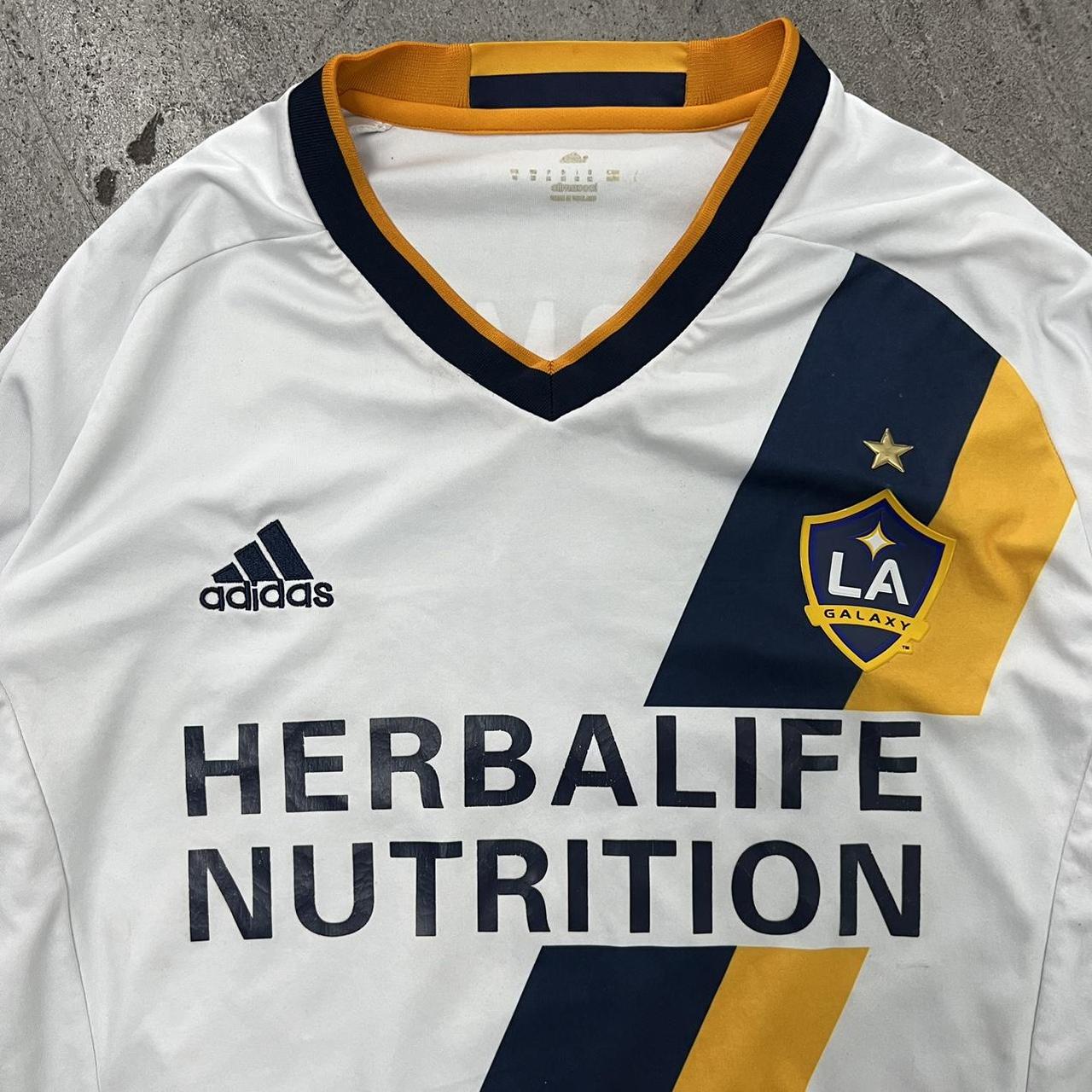 Adidas LA Galaxy Longsleeve Athletic Soccer Jersey - - Depop