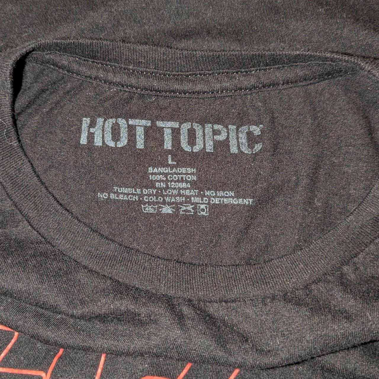 hot topic horror shirts