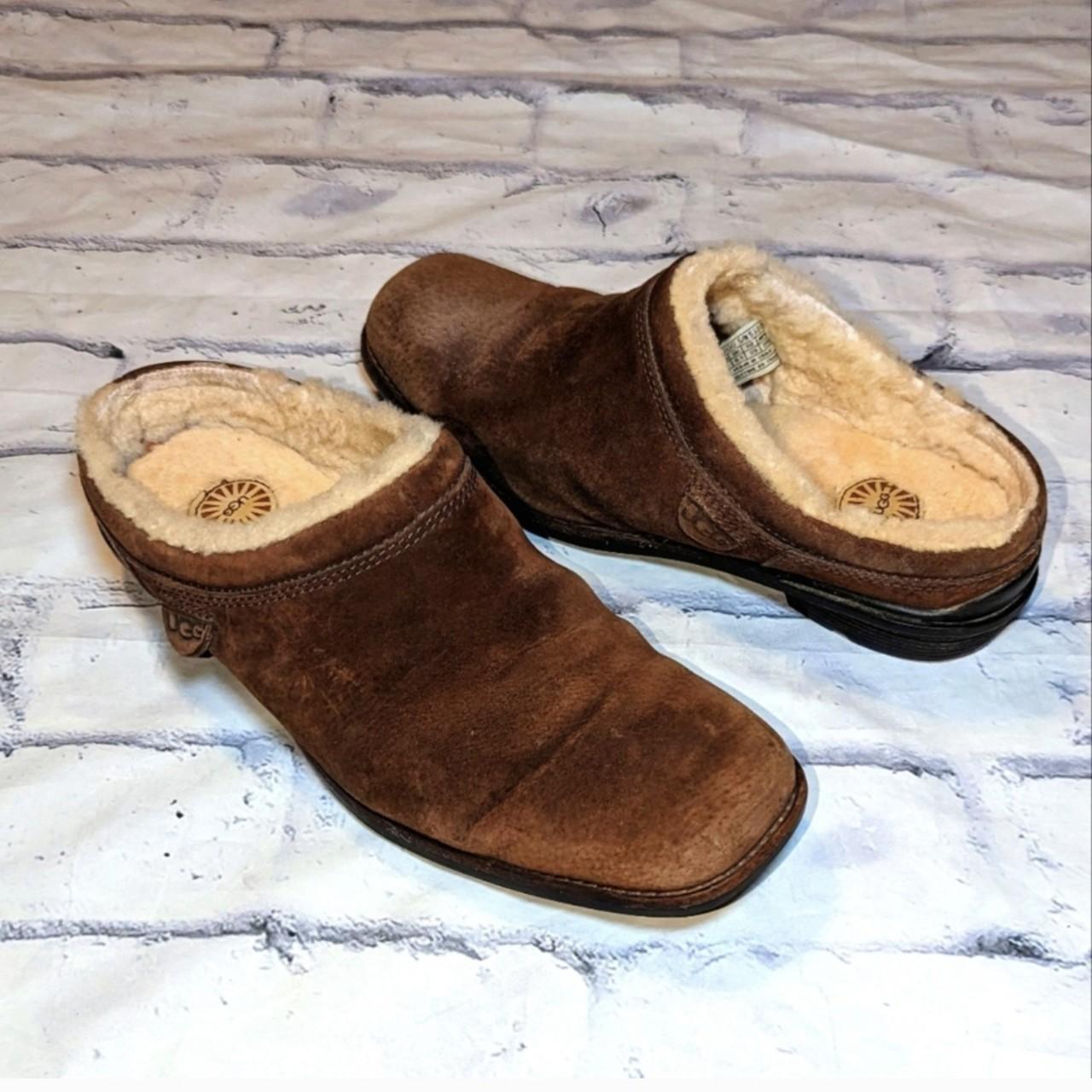 Ugg fur lined on sale clogs