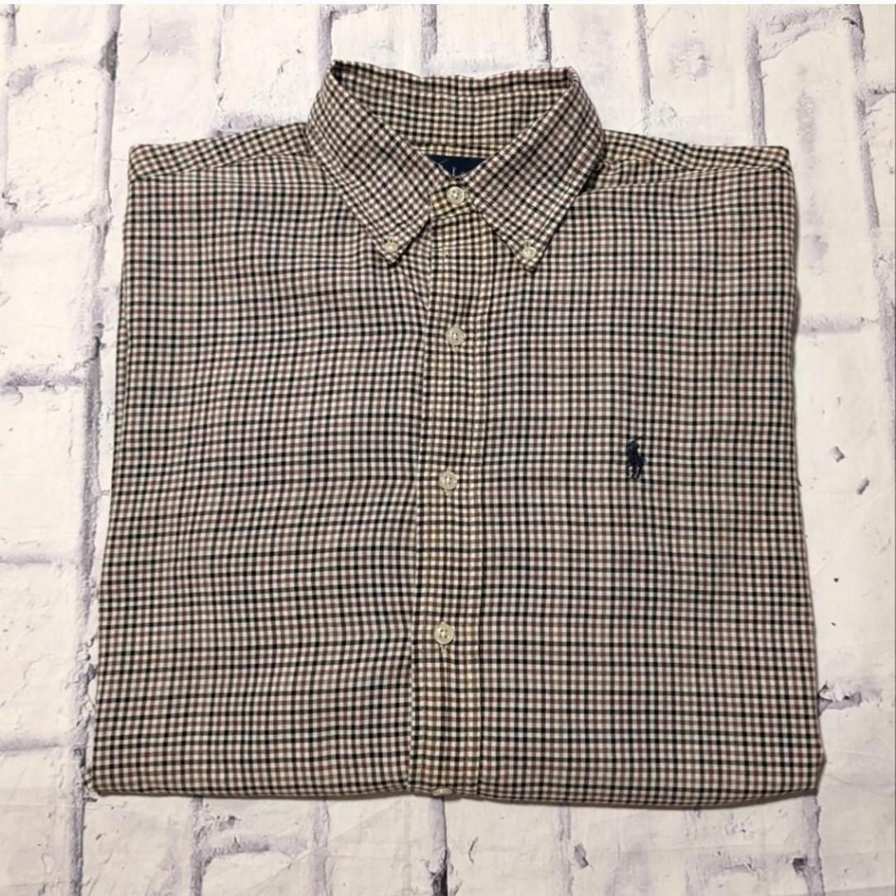 90s Ralph Lauren preppy checkered Blake shirt... - Depop