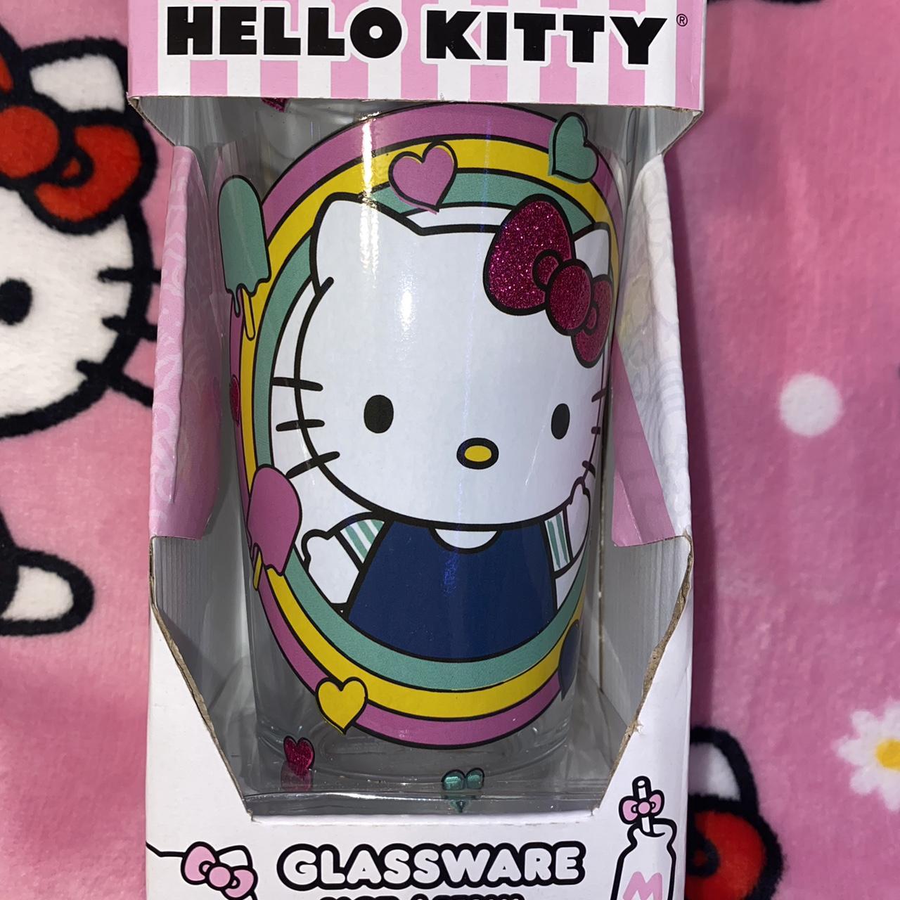 Cutest glass Hello Kitty cup! 🎀🍦🍭... - Depop