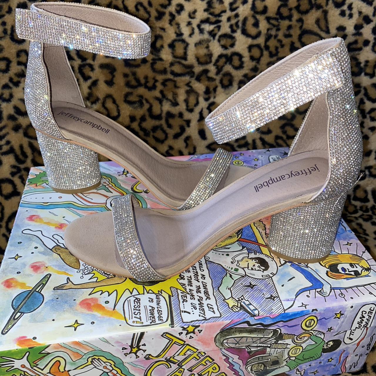 Jeffery Campbell diamond heels Super cute Used but. Depop