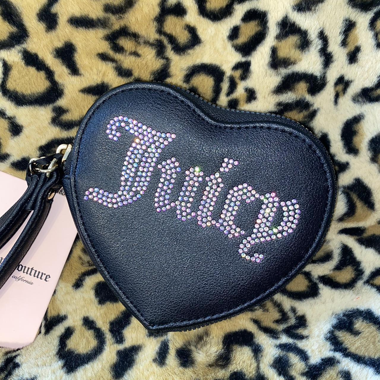 Cutest heart shaped Juicy Couture coin purse Depop