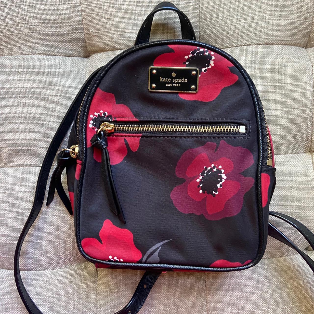 Kate spade backpack with on sale flowers