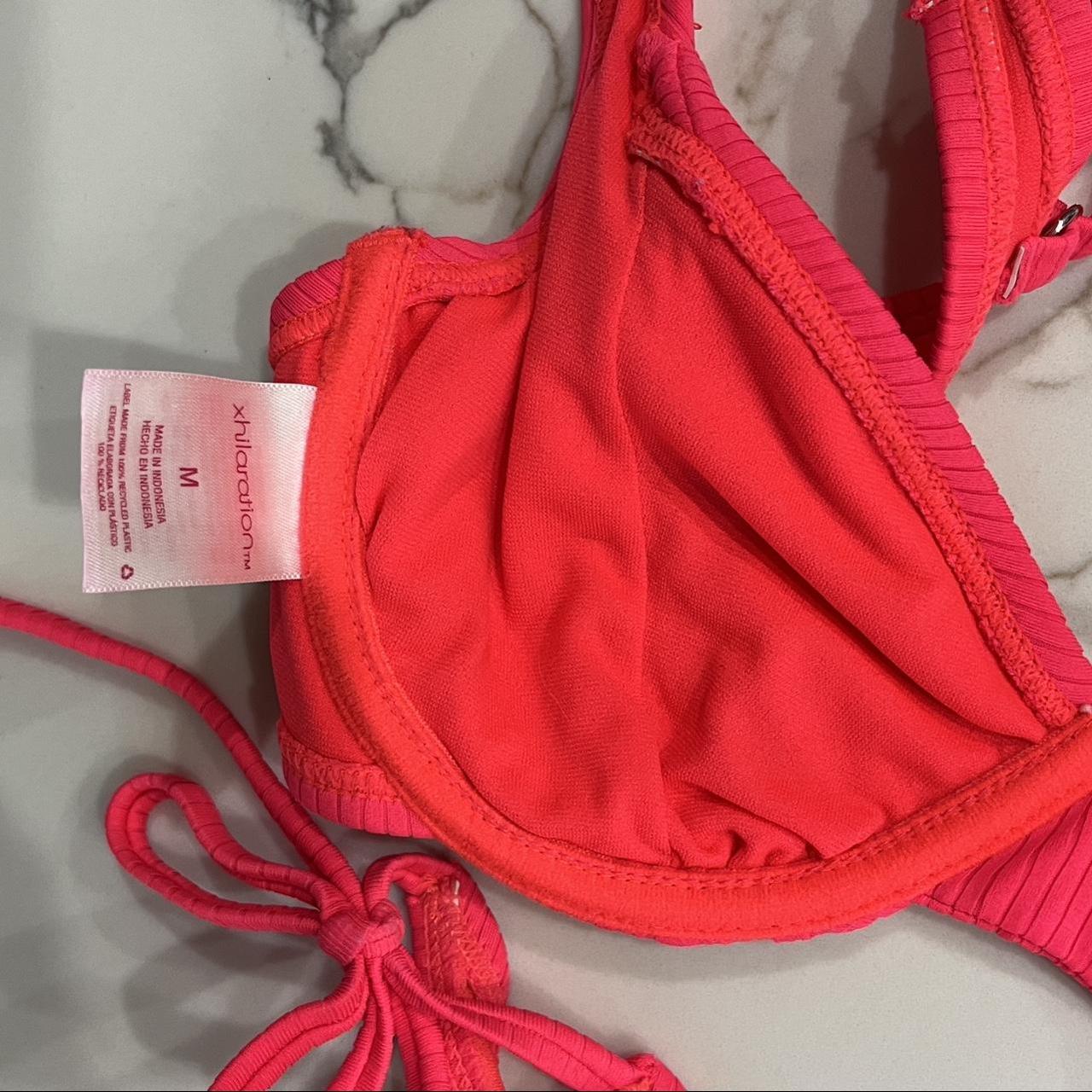 bright pink/red bikini from target top... Depop