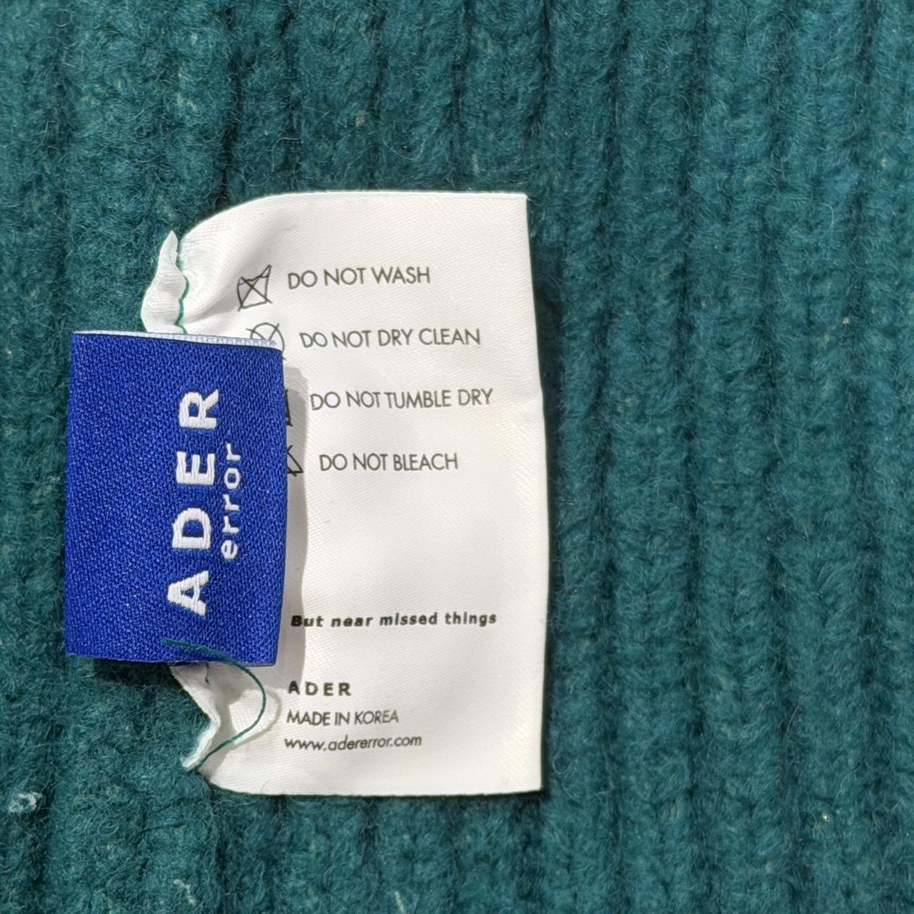 Ader Error Men's Beanies - Green – Ader Error gre… - image 6