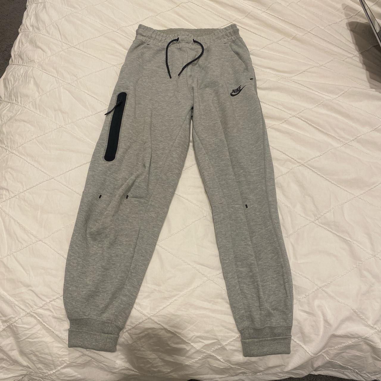 Womens grey Nike tech fleece pants Great condition... Depop