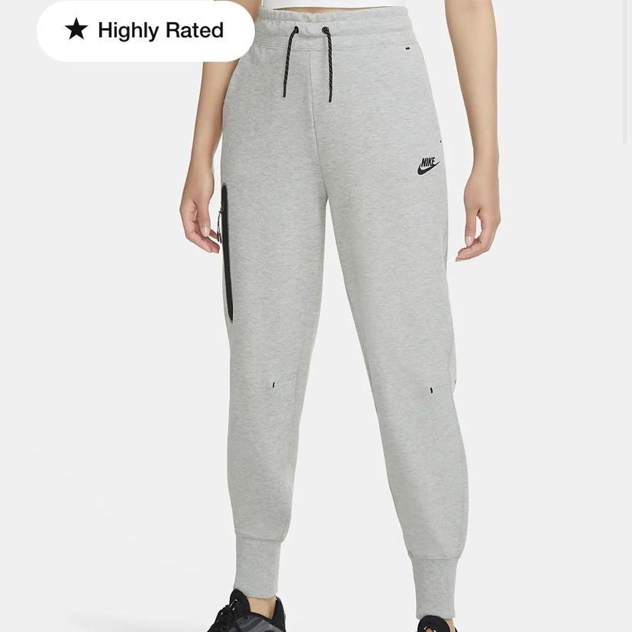 Womens grey Nike tech fleece pants Great condition... Depop