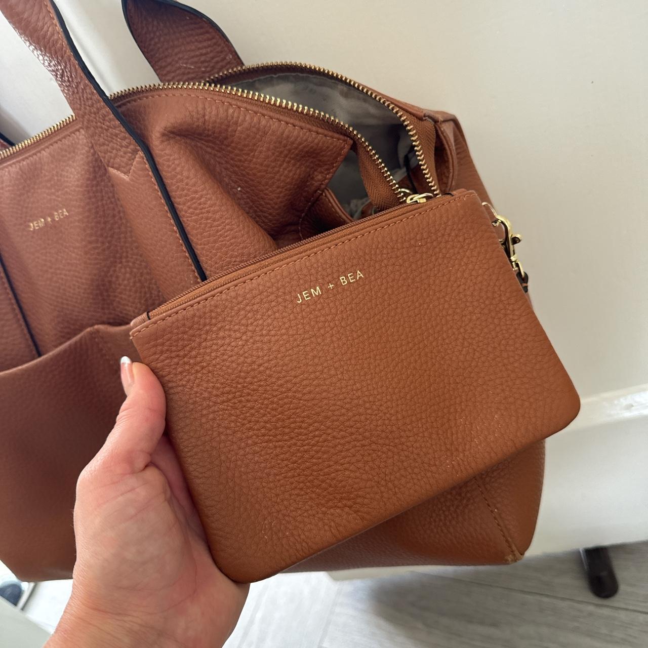 Tan Jem And Bea Changing Mat Jem Bea Jemima Changing Bag Black