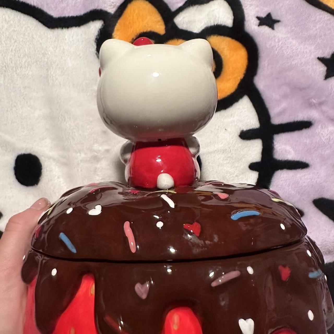 Hello Kitty Blue Sky ceramic chocolate strawberry... Depop