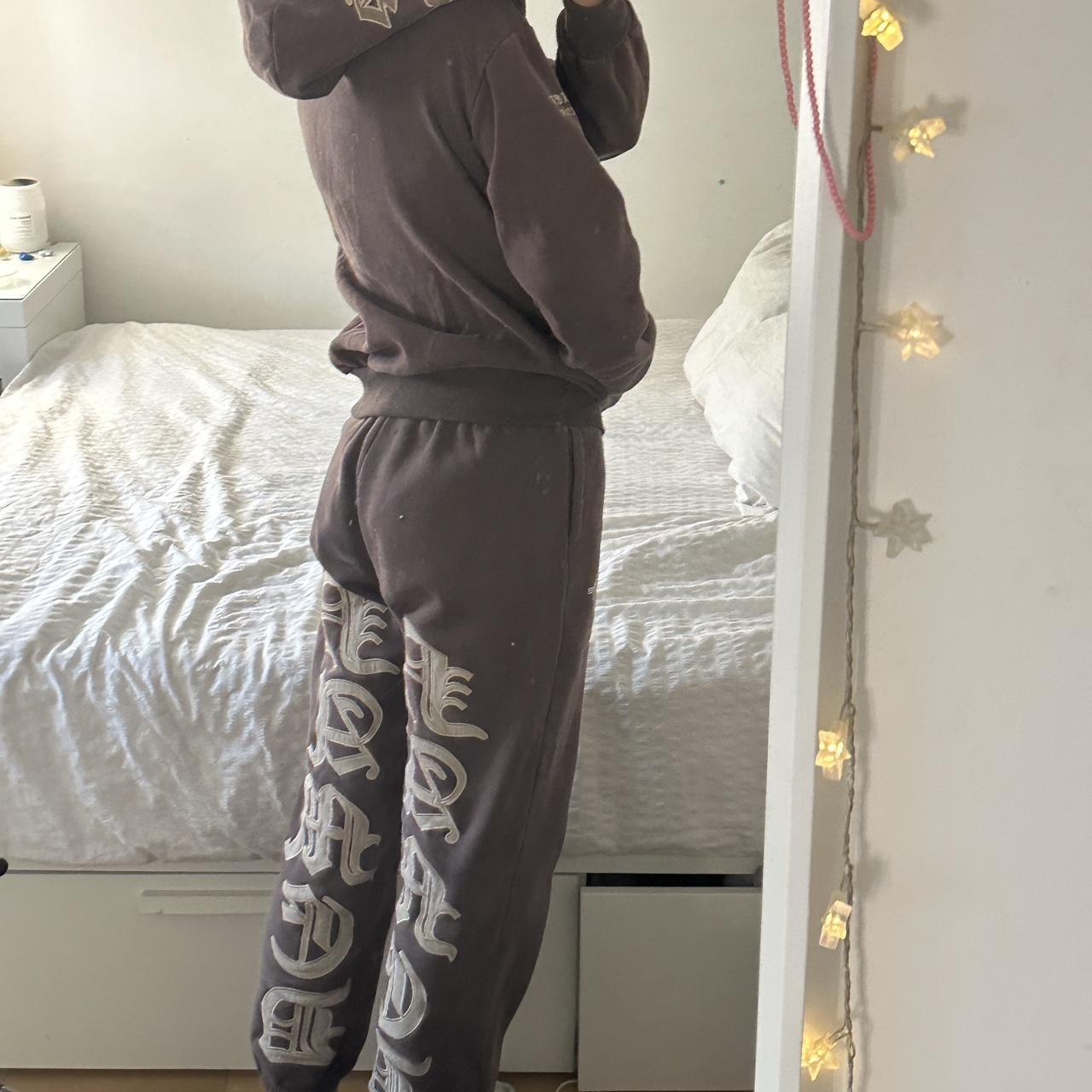 Named collective tracksuit bottoms Size... Depop