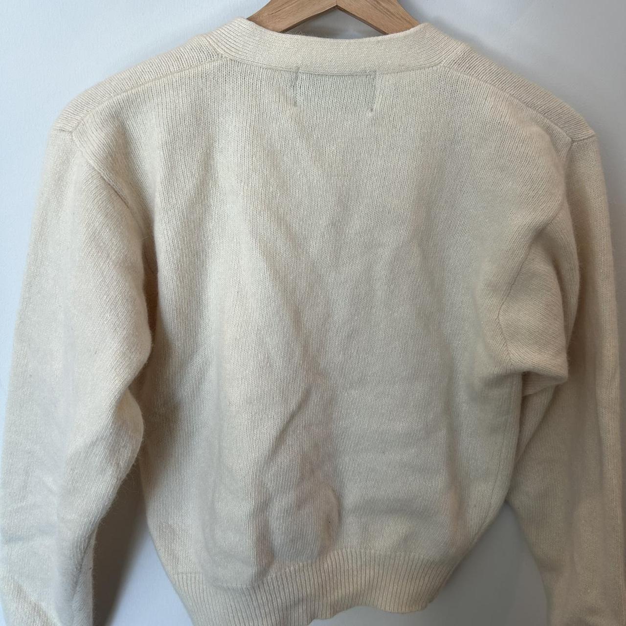 Polo Ralph Lauren vintage cream wool sweater size... - Depop