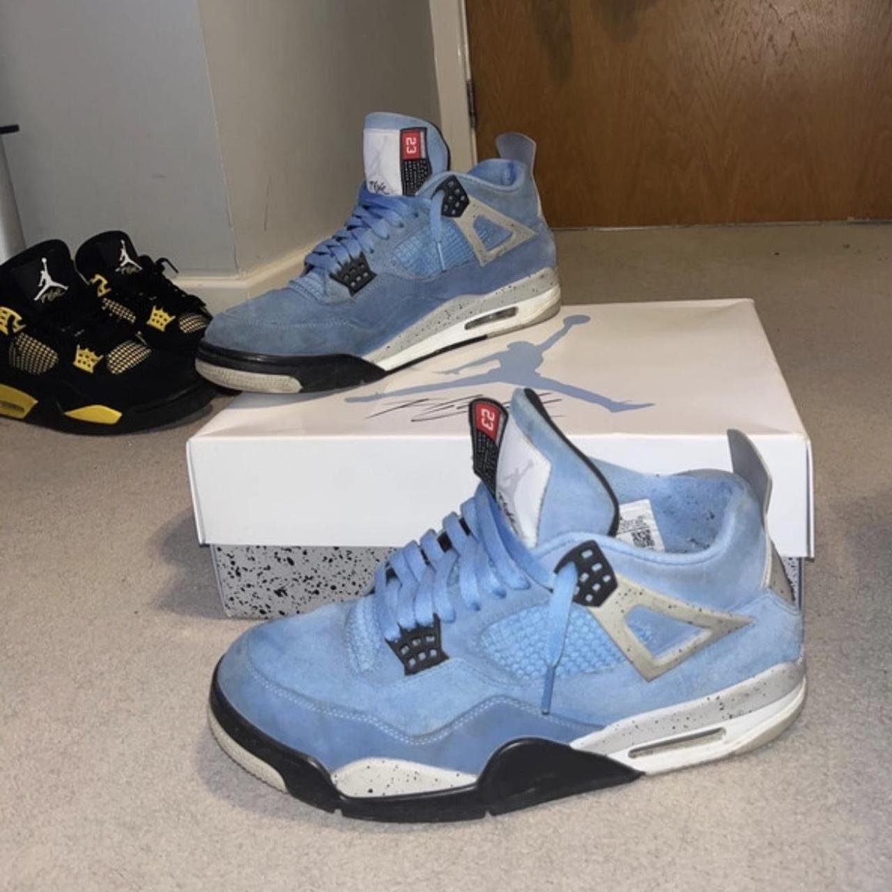 mens jordan 4 university blue