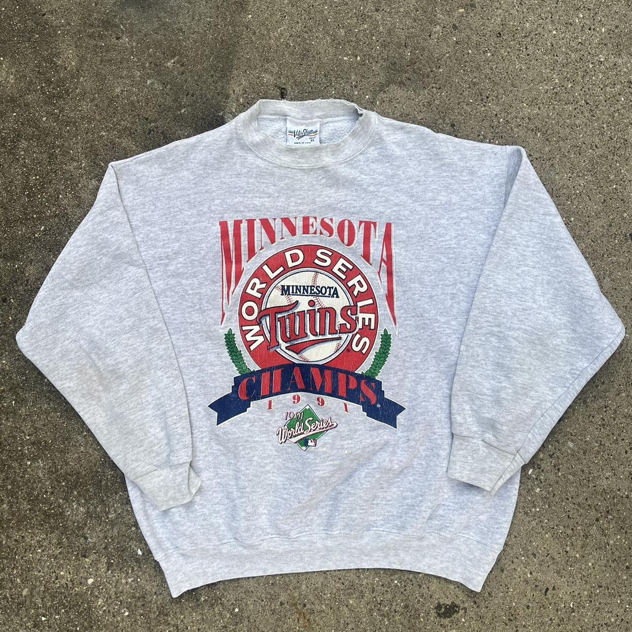 Vintage World Series Minnesota Twins 1991... - Depop