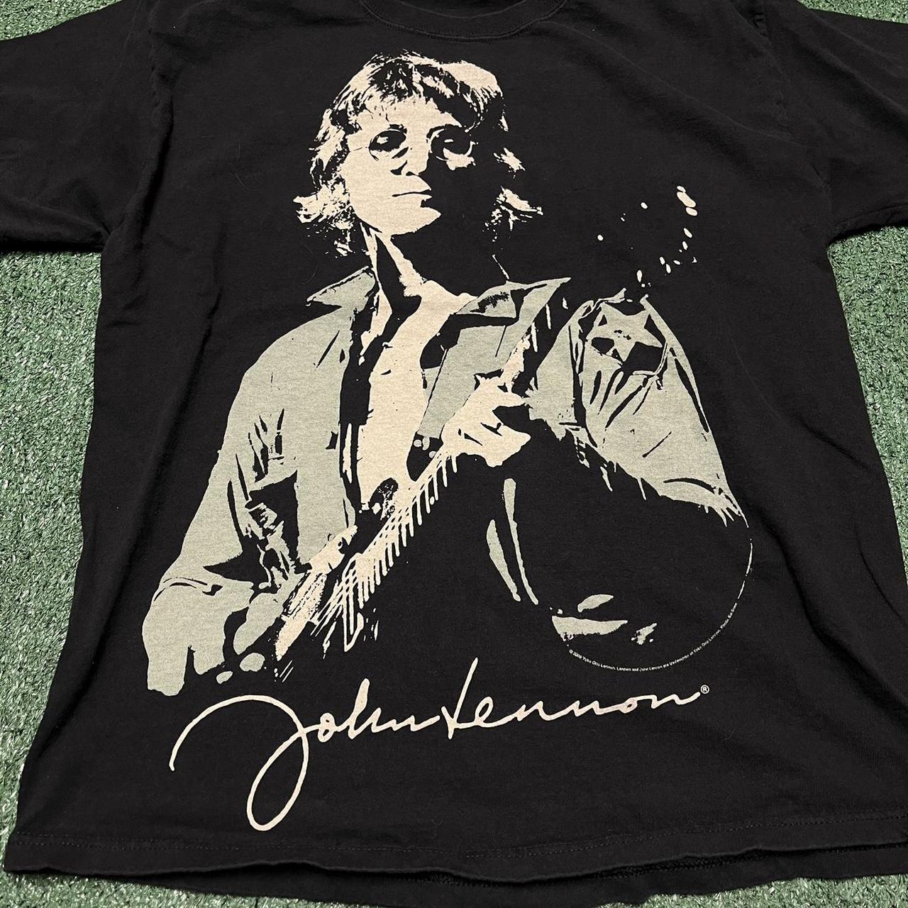 Vintage John Lennon The Beatles T-shirt 2009 Size... - Depop