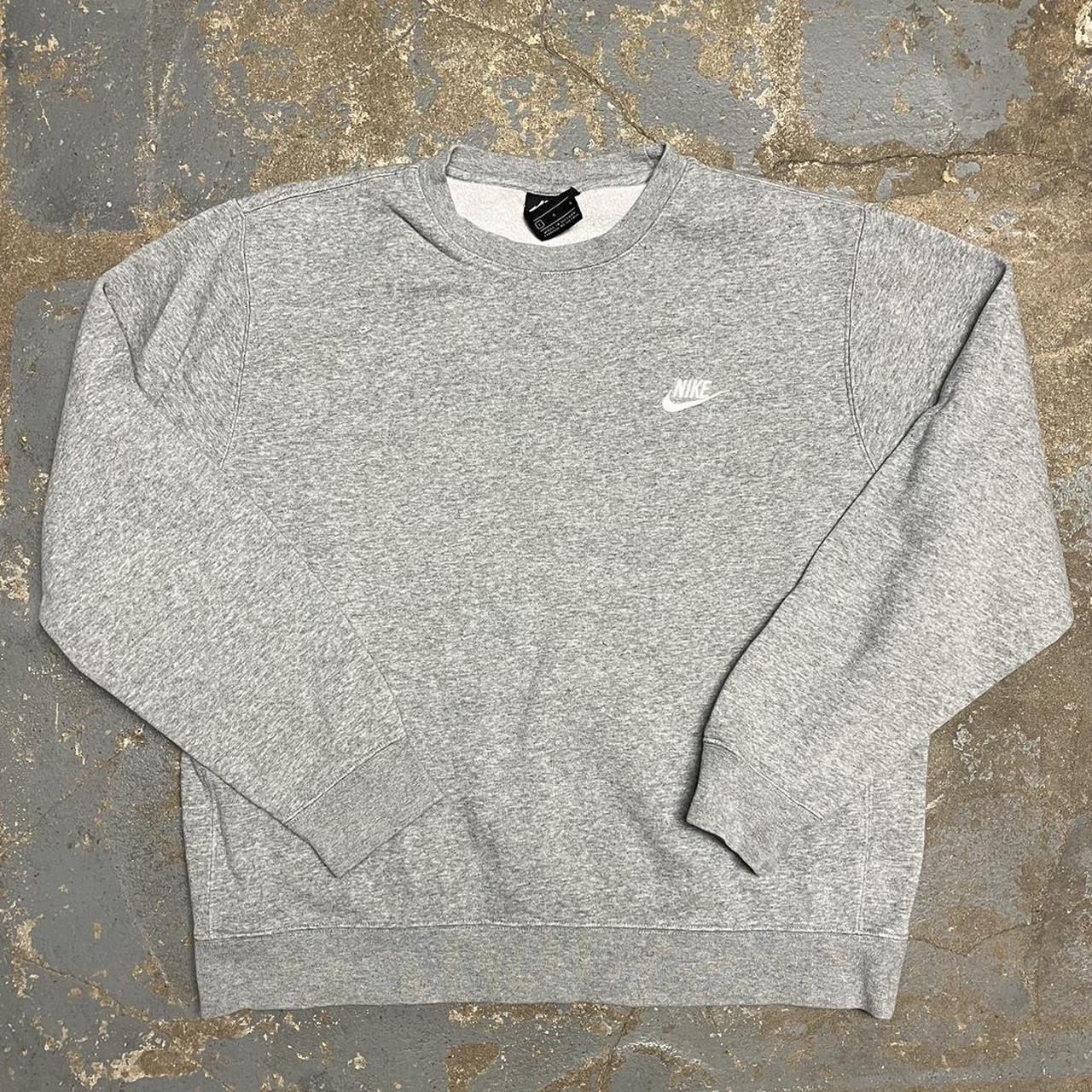 mens nike sweatshirt grey