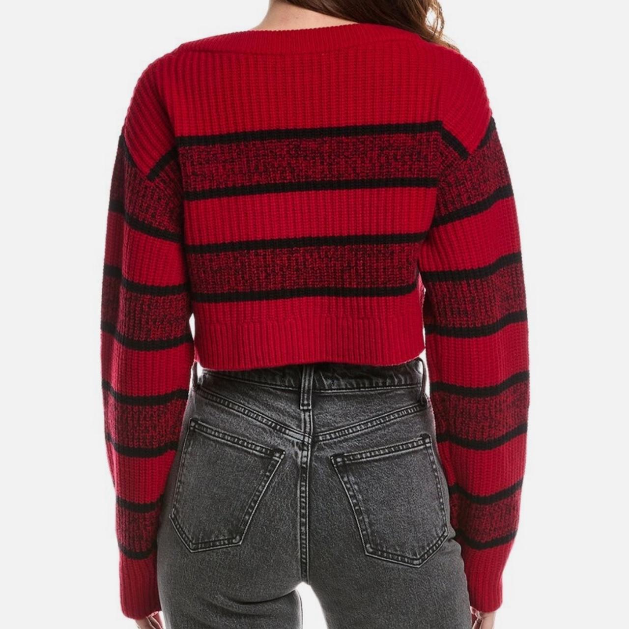 RE/DONE Women's Sweater - Red - L – Re/Done Crop … - image 2