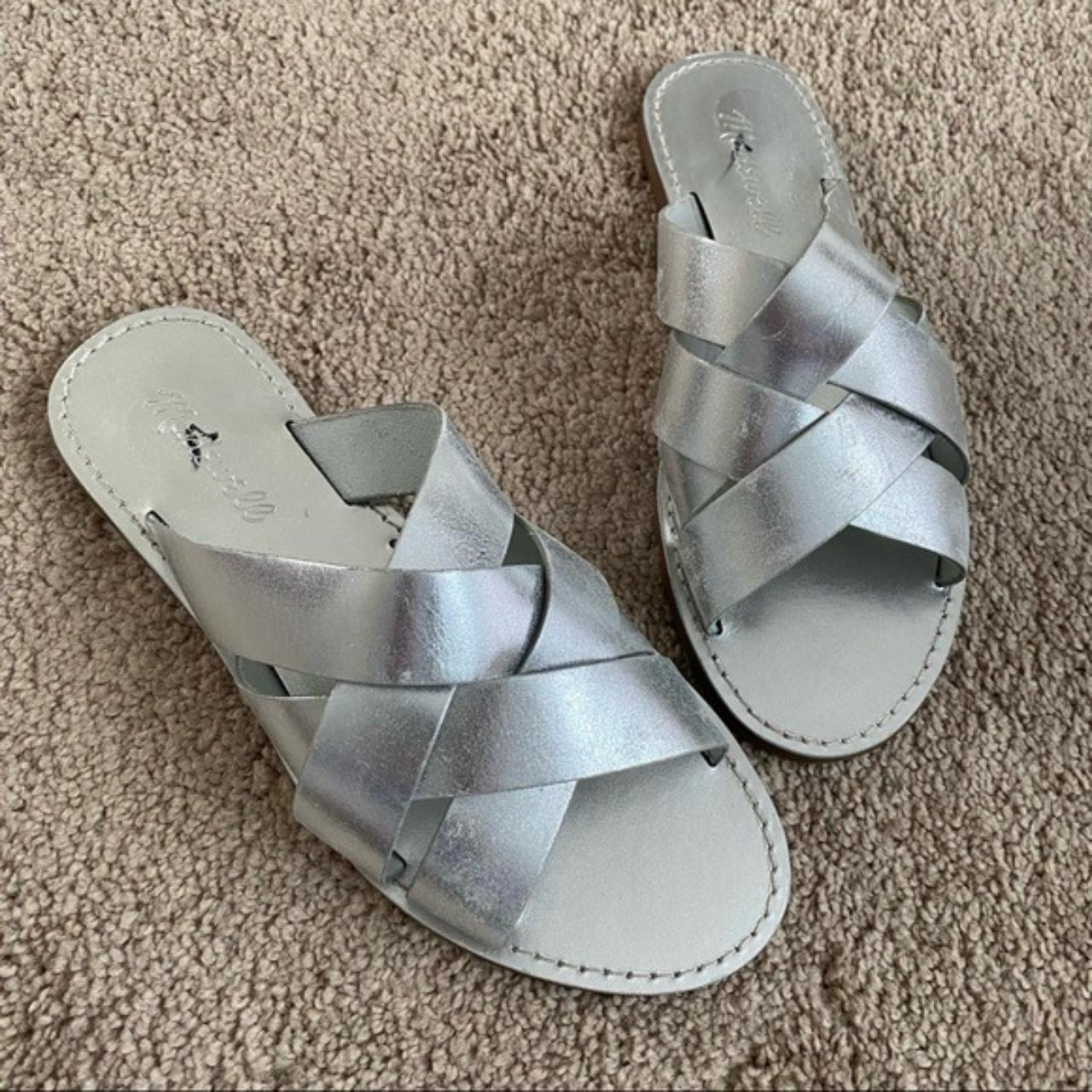 Madewell boardwalk cheap woven slide