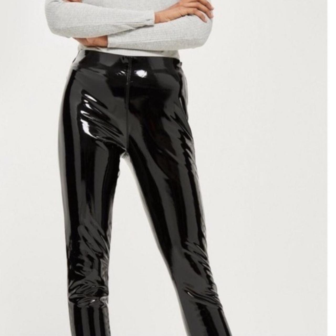 Topshop percy faux hot sale leather skinny pants