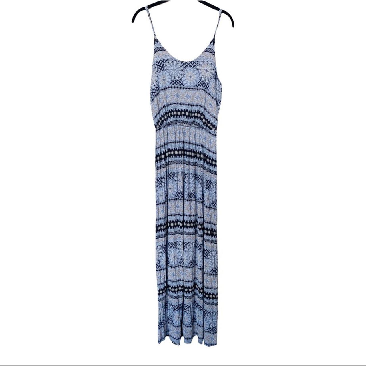 All In Favor Pattern Knit Maxi Dress Size