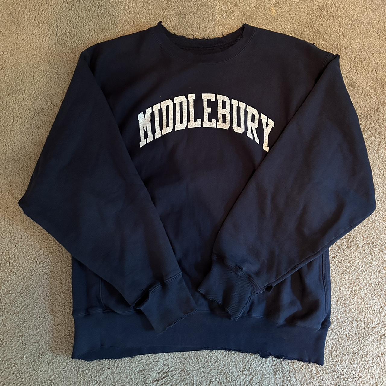 Vintage champion navy crew neck, nice Depop