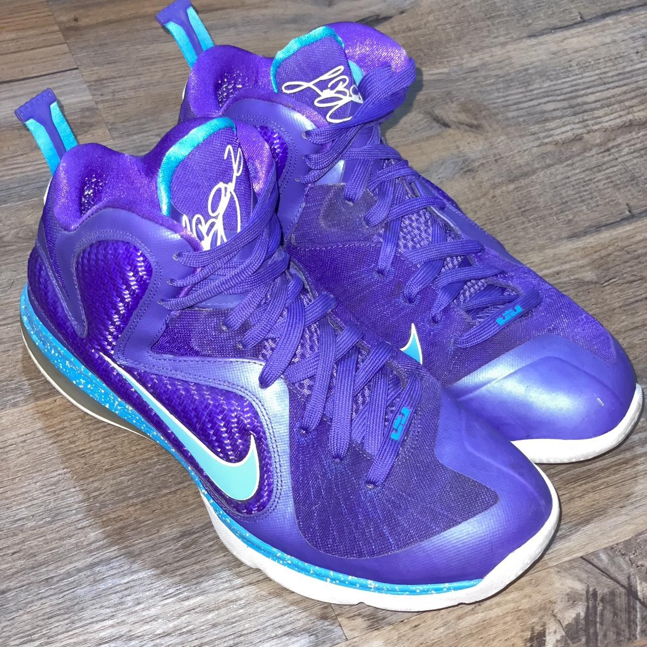 Nike Lebron 9 Summit Lake Hornets Men’s Size - Depop