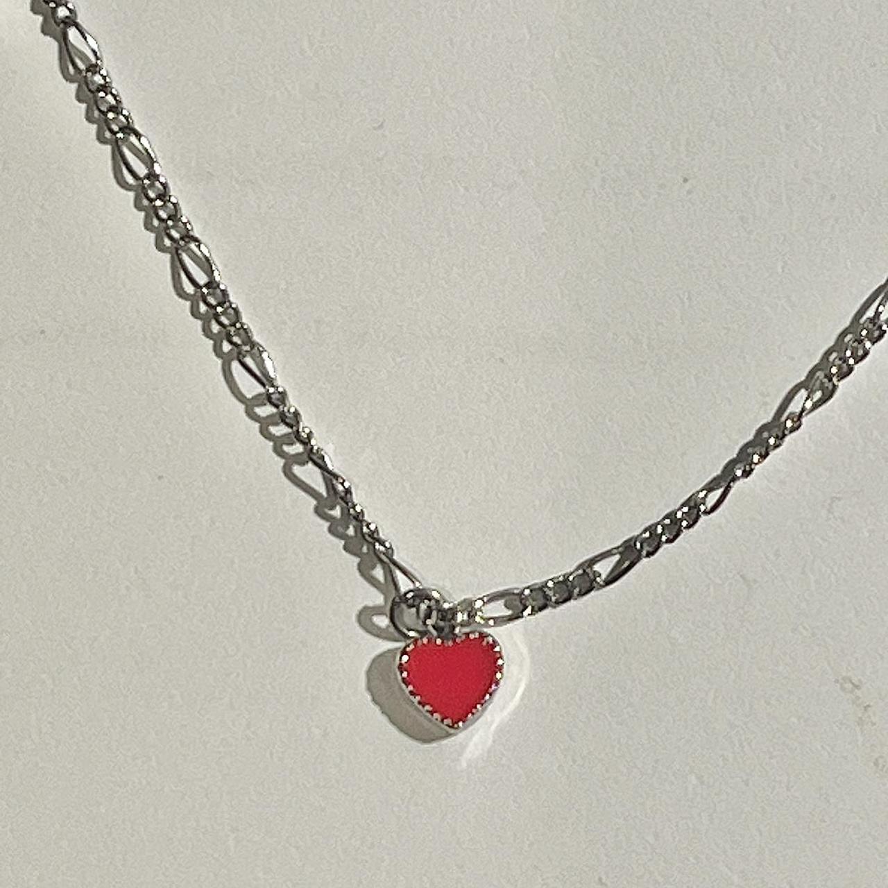 Brandy Melville Heart Necklace 2024 | towncentervb.com