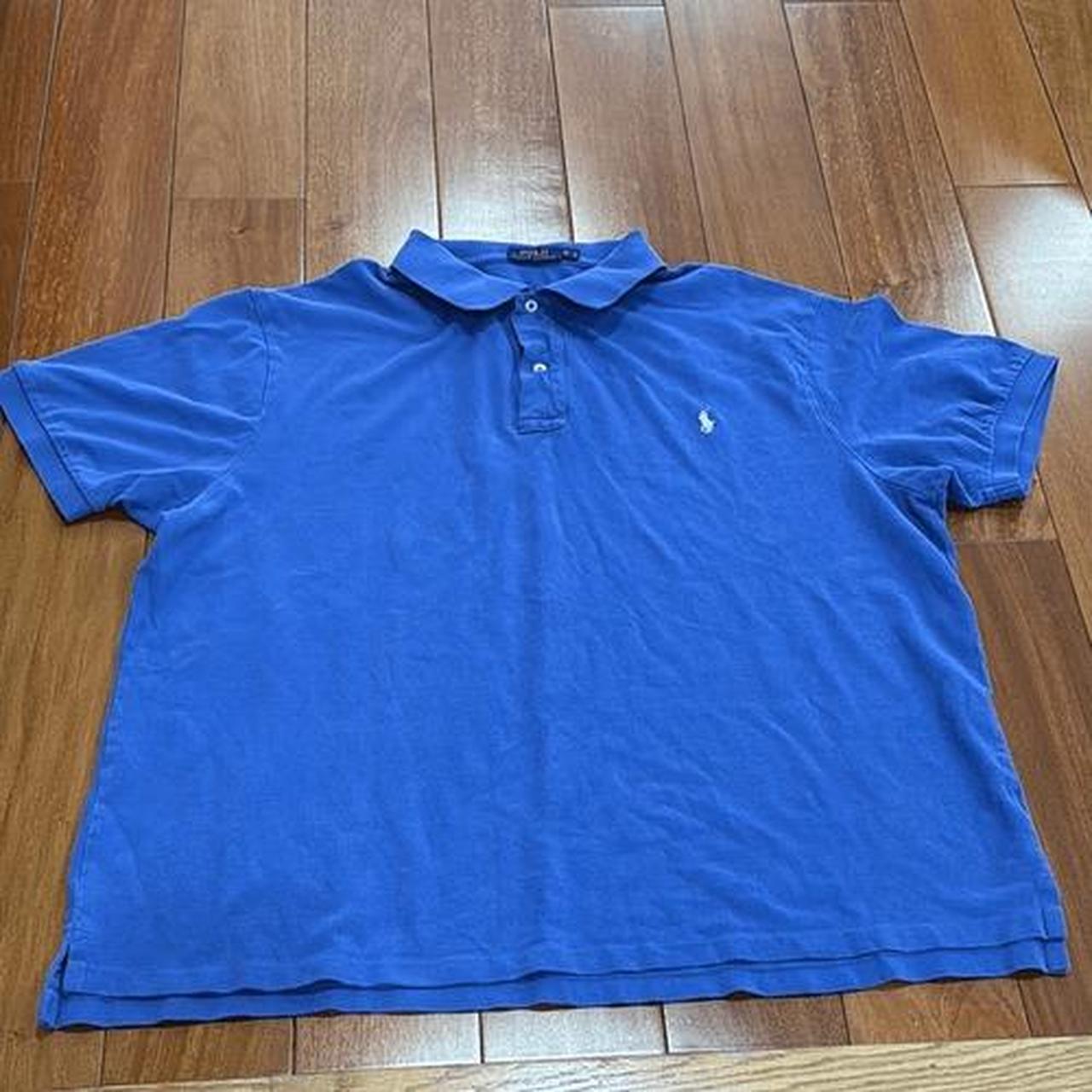 Polo Ralph Lauren Men's Polo shirt - Blue - XXL –… - image 1