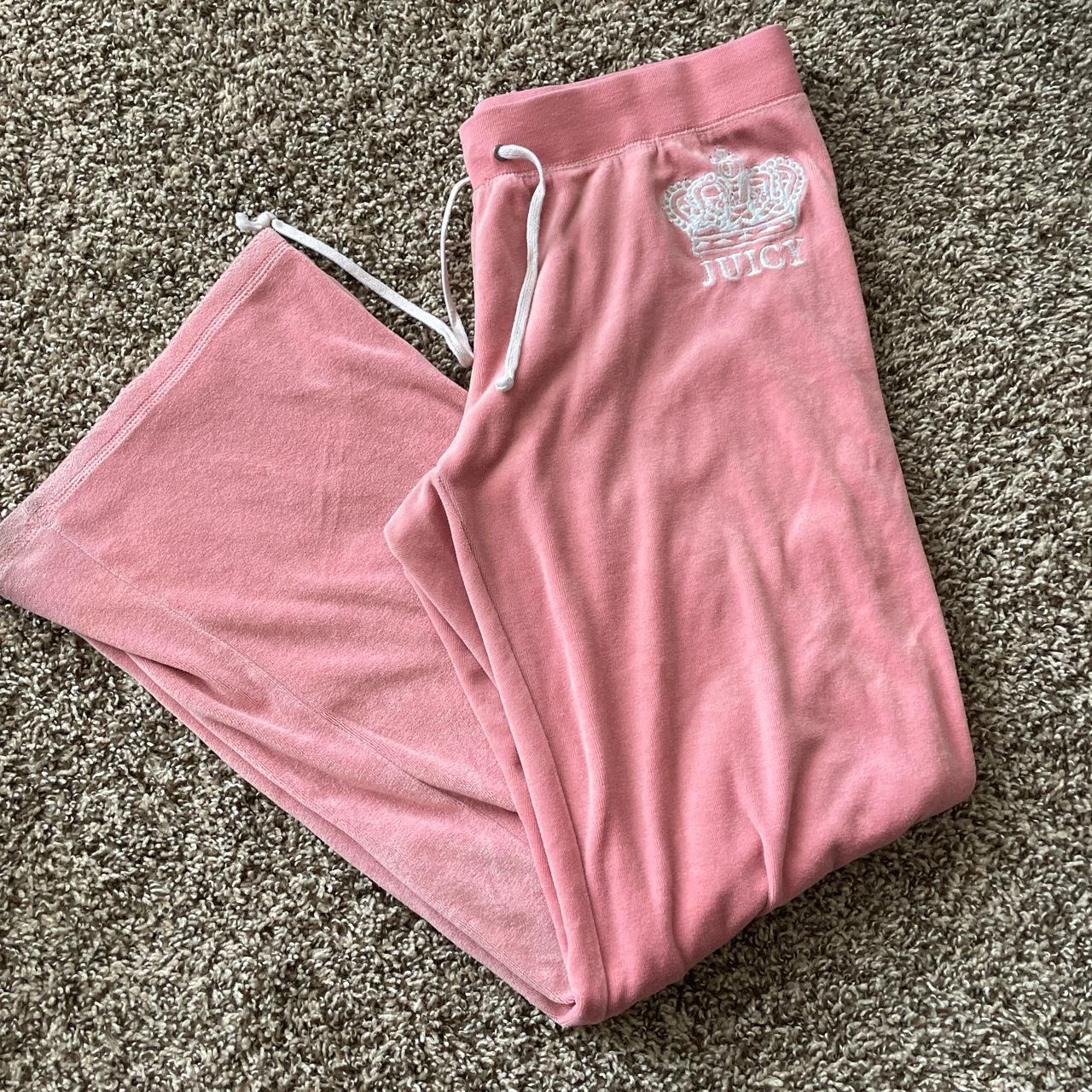 Juicy Couture Women's Pink Joggers-tracksuits | Depop