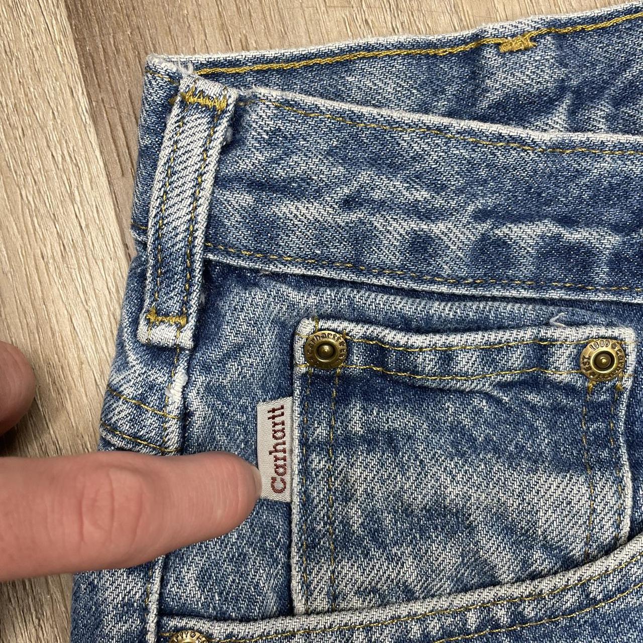 Carhartt light wash jeans 33x34 #carharttjeans... - Depop