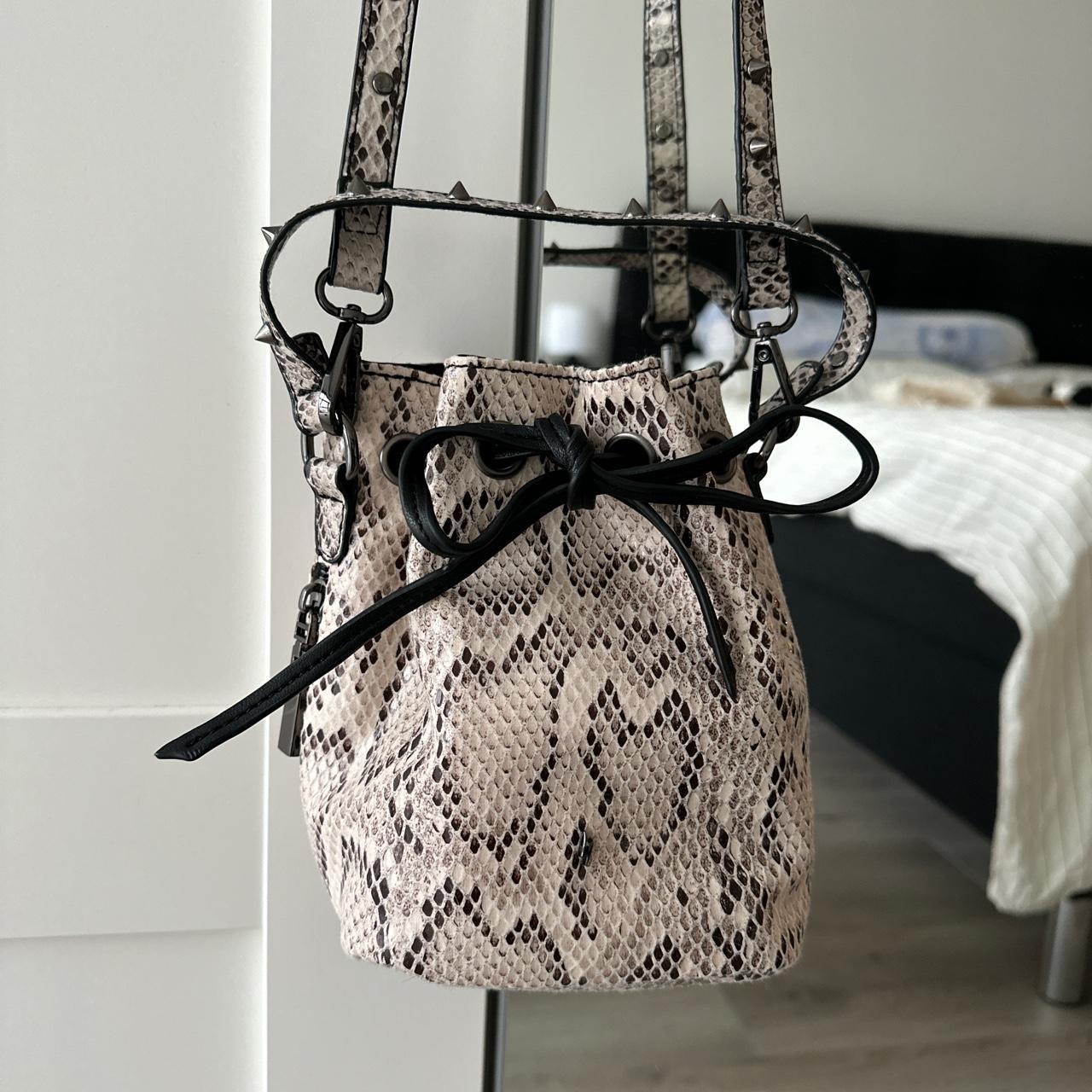 Snakeskin hot sale bucket bag