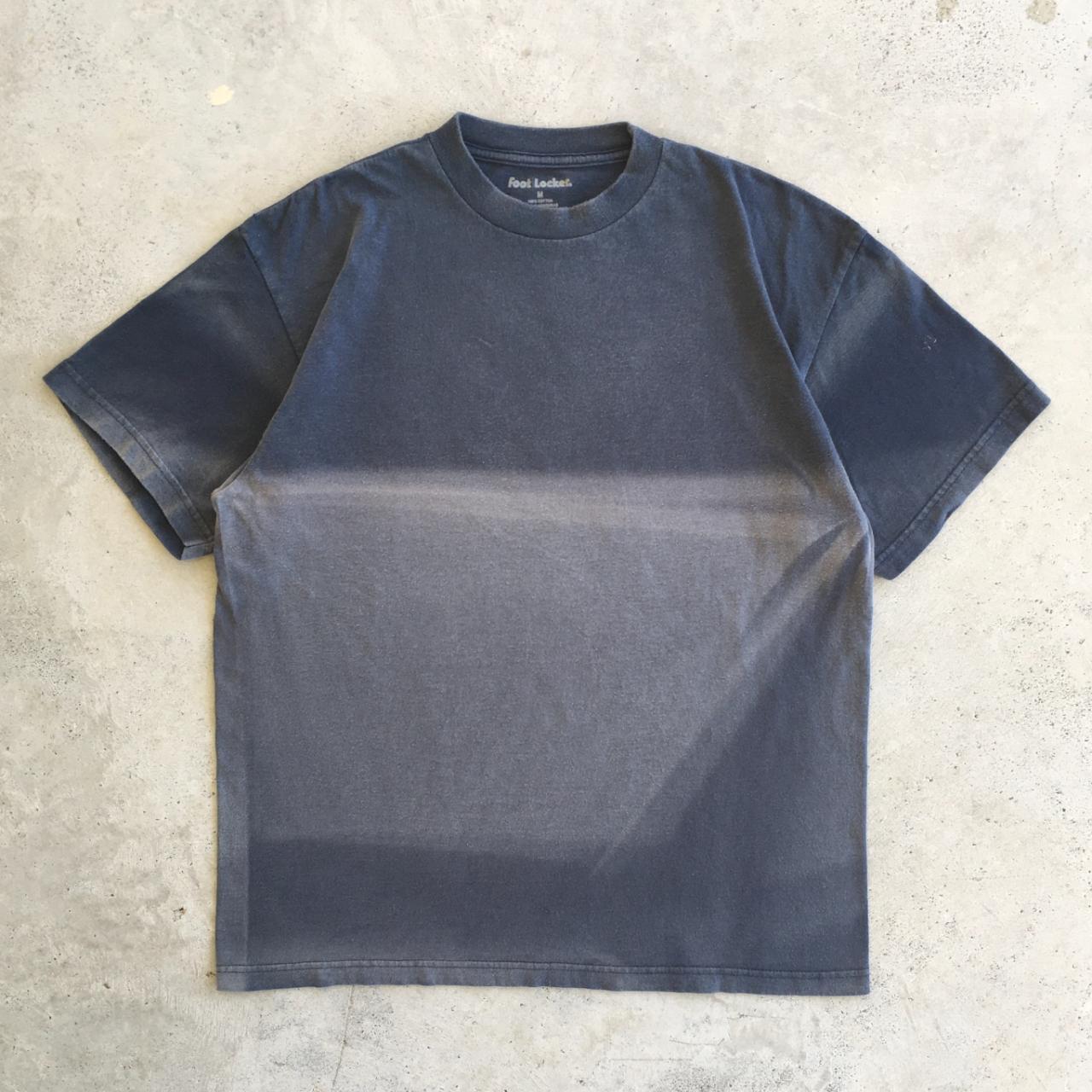 American Vintage Men's Blue and Navy T-shirt | Depop