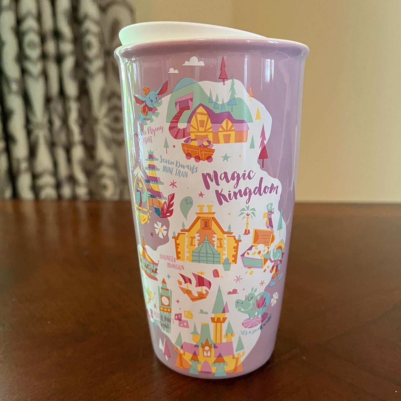 Magic Kingdom Starbucks Ceramic Travel Tumbler | shopDisney