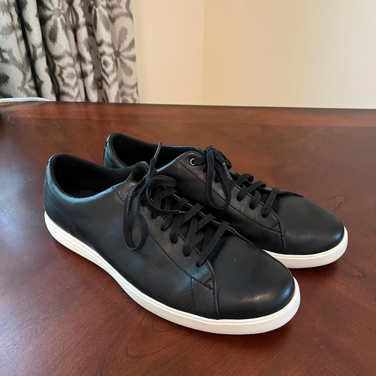 Cole haan leather on sale sneakers